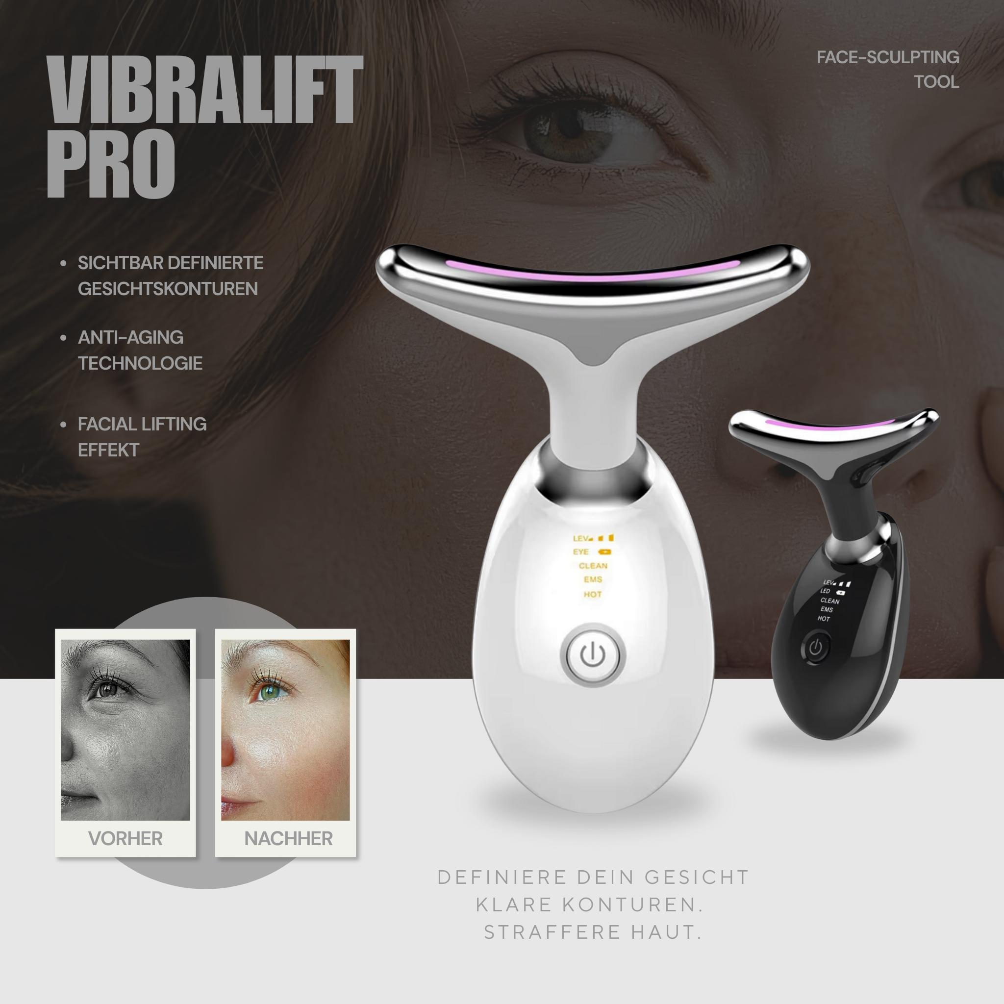 VibraLift Pro - Modernes Face Sculpting