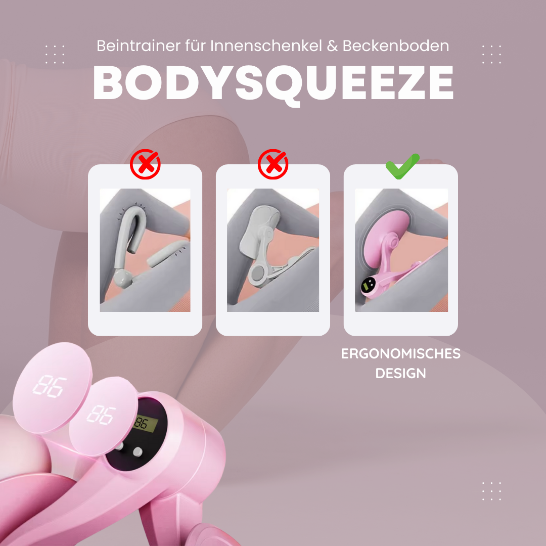 BodySqueeze - Beintrainer für Innenschenkel und Beckenboden