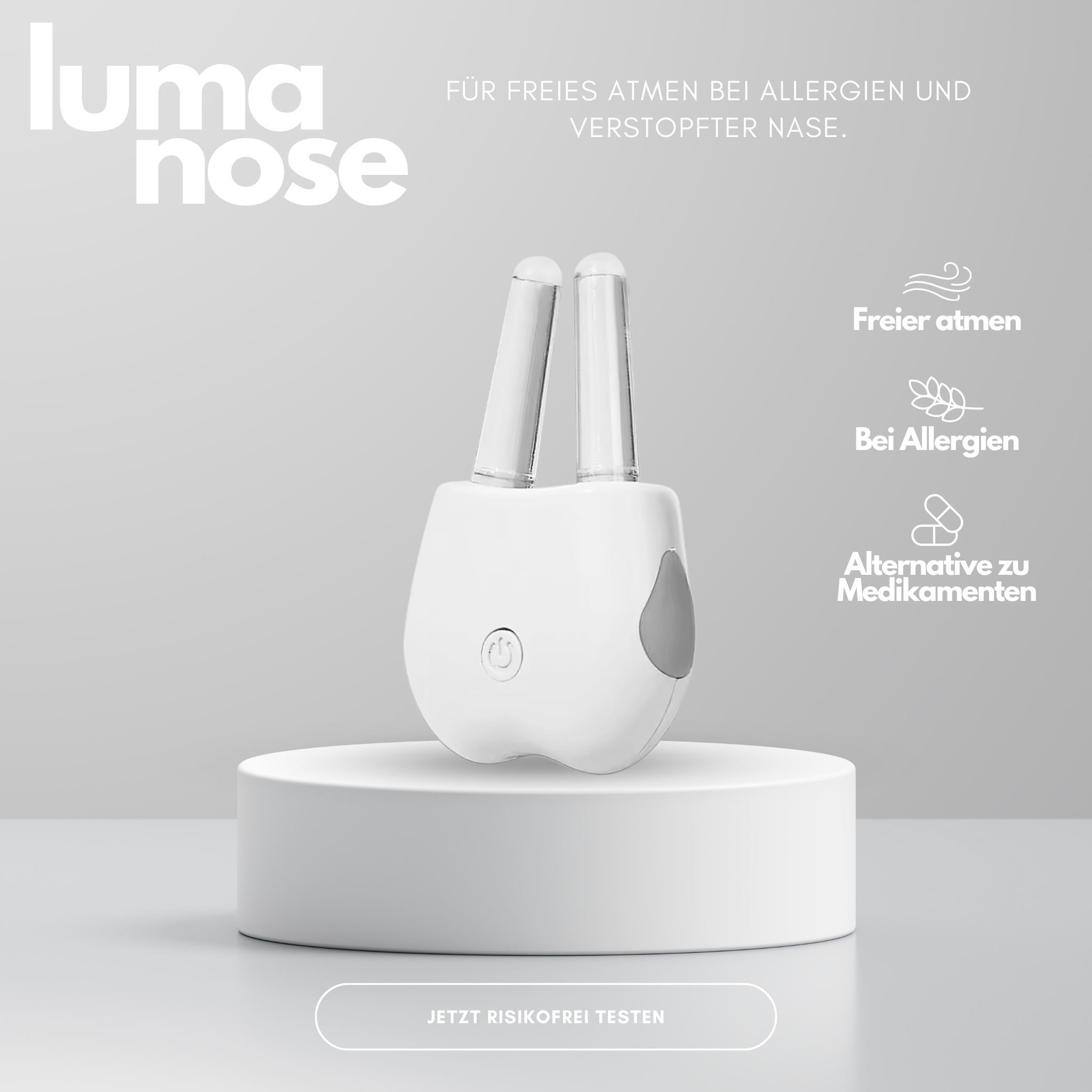 LumaNose - Freies Atmen bei Allergien und verstopfter Nase