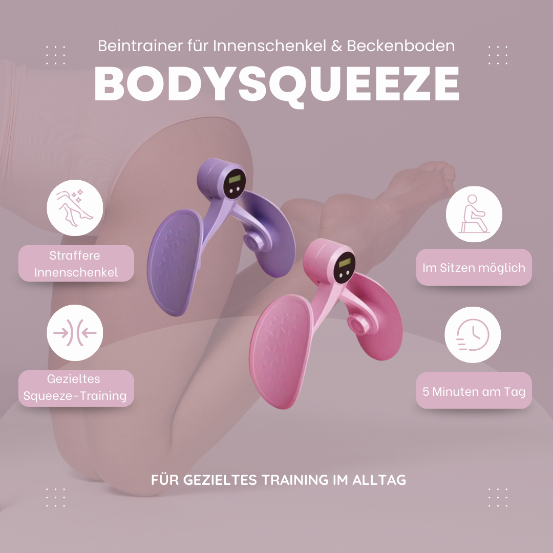 BodySqueeze - Beintrainer für Innenschenkel und Beckenboden