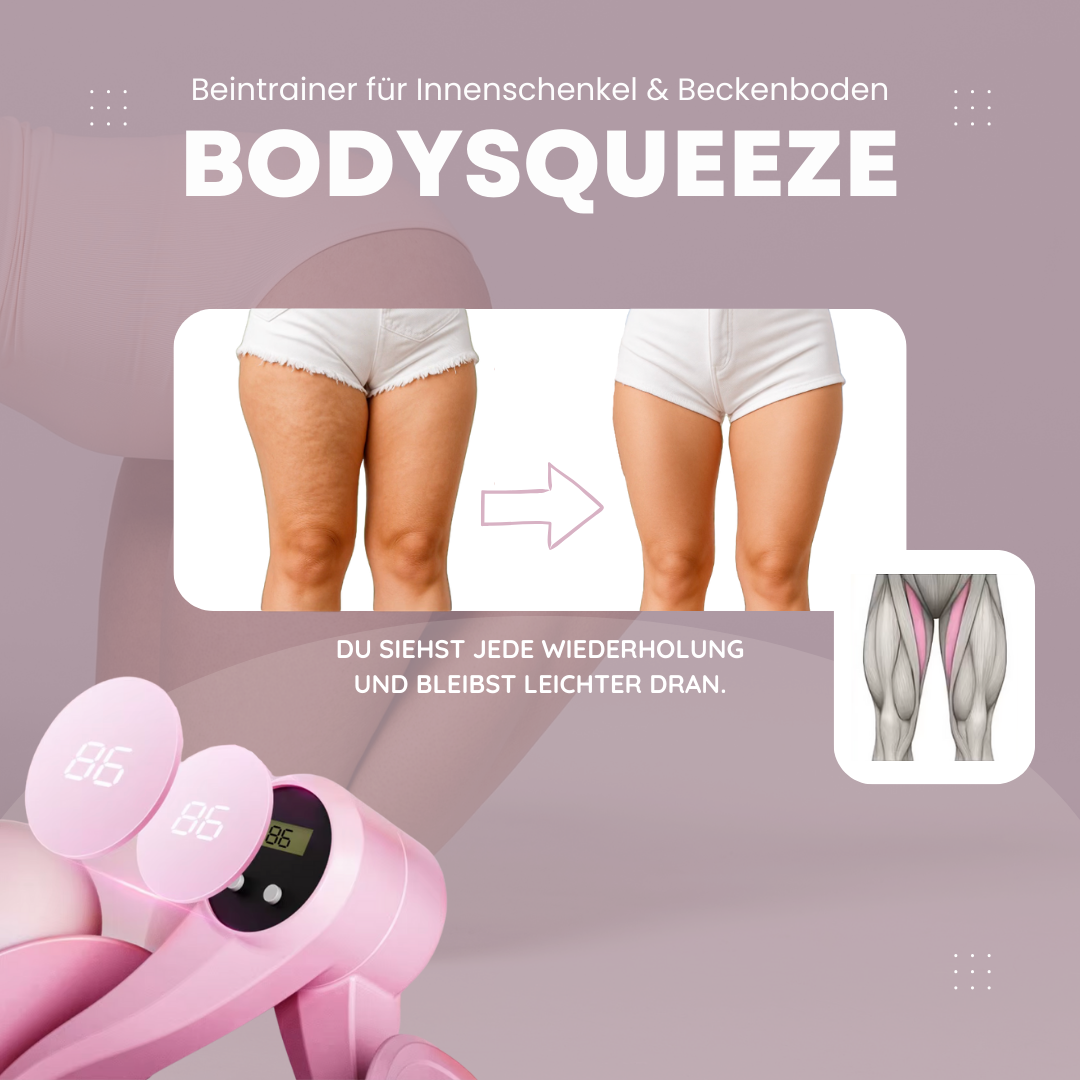 BodySqueeze - Beintrainer für Innenschenkel und Beckenboden
