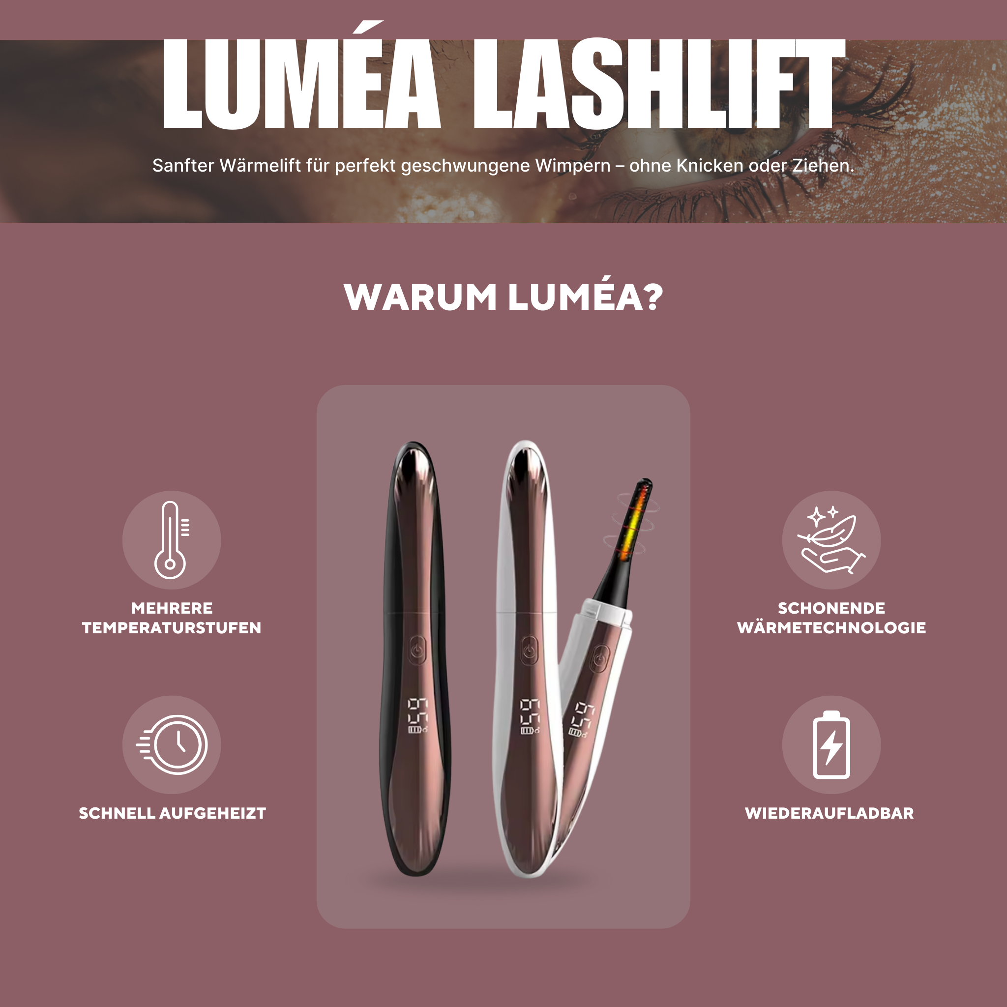 Luméa LashLift - Wärmecurler für perfekte Looks