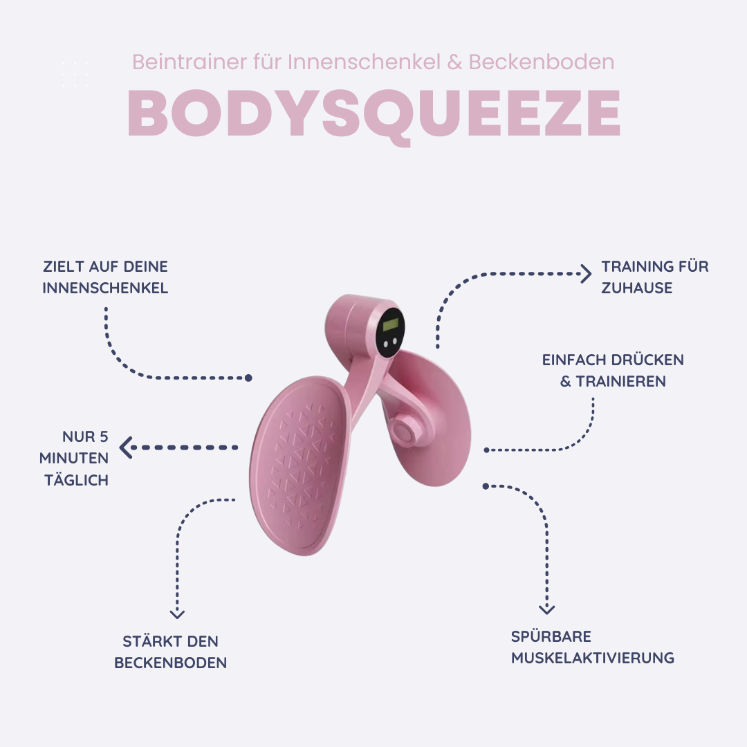 BodySqueeze - Beintrainer für Innenschenkel und Beckenboden