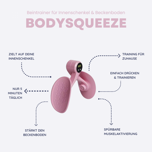 BodySqueeze - Beintrainer für Innenschenkel und Beckenboden